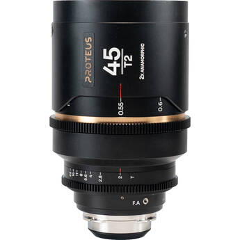 Venus Optics Laowa Proteus 2x Anamorphic 45mm T2 Lens (PL/EF, Feet, Amber Flare)