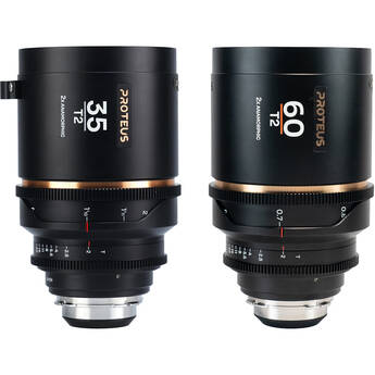 Venus Optics Laowa Proteus 2x Anamorphic 35 & 60mm T2 Lens Bundle (PL/EF, Feet, Amber Flare)