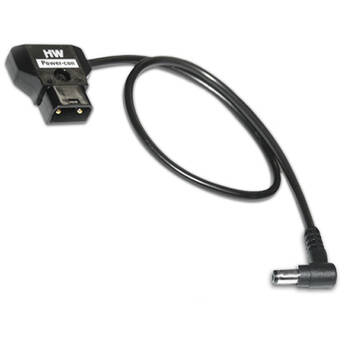Hawk-Woods D-Tap Male to 2.1mm Right-Angle DC Barrel Cable (1.5')