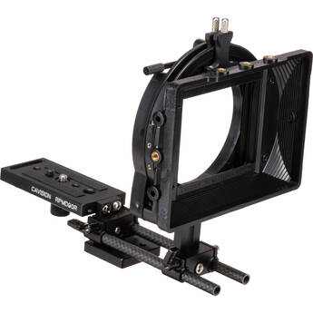 Cavision 3x3 Matte Box Kit with Metal Trays, 8mm Mini-Rod System & Donut