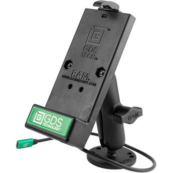 RAM Mounts GDS Powered USB-C Phone/Tablet Dock with Drill-Down Double Ball Mount
