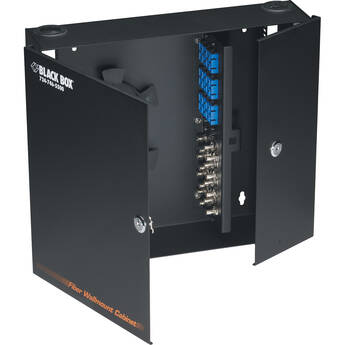 Black Box Wallmount Fiber Enclosure (Locking, 4-Slot)