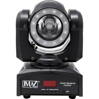 JMAZ CRAZY BEAM 40 FUSION RGBW LED Moving Head with LED Ring