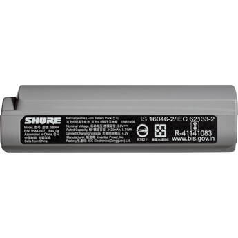 Shure SB904 Rechargeable Battery for GLX-D+ Wireless Transmitters