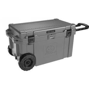 Pelican 65QW Elite Wheeled Cooler (Dark Gray)