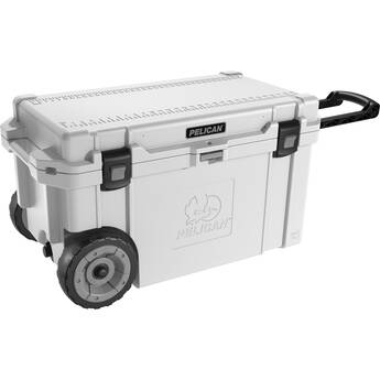 Pelican 65QW Elite Wheeled Cooler (White)