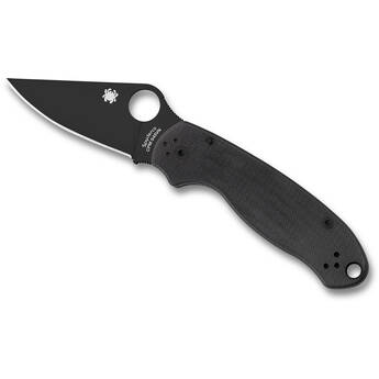 Spyderco Para 3 Folding Knife (Black Blade, Black Handle)