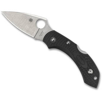 Spyderco Dragonfly 2 Folding Knife (Satin Blade, Black Handle)