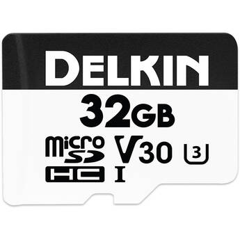 Delkin Devices 32GB Hyperspeed UHS-I microSDHC Memory Card with SD Adapter