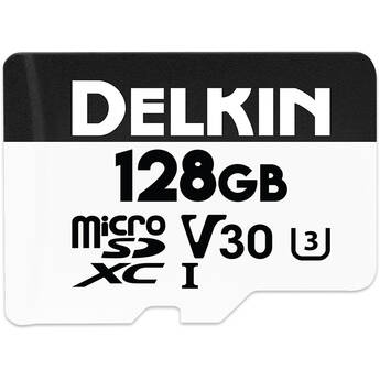 Delkin Devices 128GB Hyperspeed UHS-I microSDXC Memory Card with SD Adapter