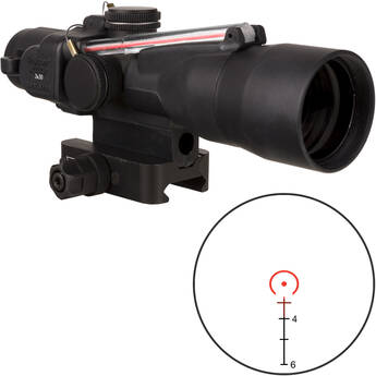Trijicon 3x30 ACOG Riflescope, Dual Illuminated (Red Horseshoe/Dot 7.62x39mm 123 gr. Ballistic Reticle)