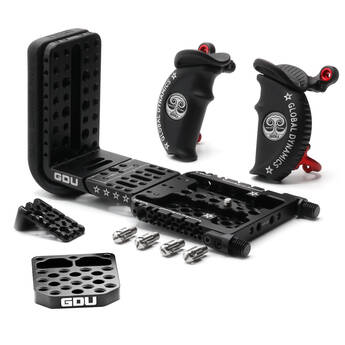 GLOBAL DYNAMICS UNITED Quantum Rig Monster Kit for RED KOMODO (White Handles)
