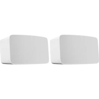 Sonos Hi-Fi Set Wireless Speakers (Pair of Fives, White)