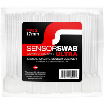 Photographic Solutions Type 2 Sensor Swab Ultra for DX or APS-C Sensors (100-Pack, 17mm)