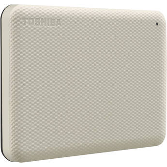 Toshiba 1TB Canvio Advance USB-A 3.2 Gen 1 Portable Hard Drive (White)