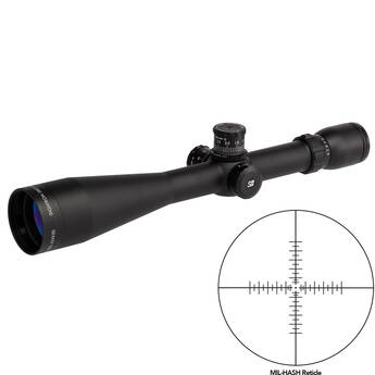 Sightron 6-24x50 SIII Zero Stop Long Range FFP Riflescope (Mil-Hash Reticle)
