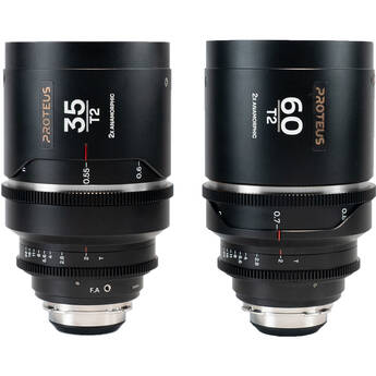Venus Optics Laowa Proteus 2x Anamorphic 35 & 60mm T2 Lens Bundle (PL/EF, Feet, Silver Flare)