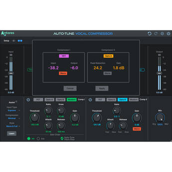 Antares Audio Technologies Auto-Tune Vocal Compressor Plug-In