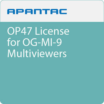 Apantac OP47 License for OG-MI-9 Multiviewers