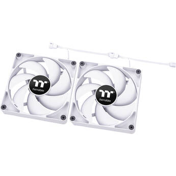 Thermaltake CT120 PC Cooling Fan (White, 2-Pack)