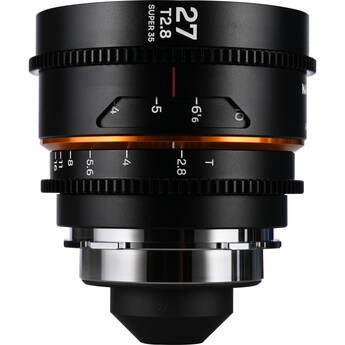 Venus Optics Laowa Nanomorph 27mm T2.8 1.5x S35 Anamorphic Lens (ARRI PL & Canon EF, Amber Flare)