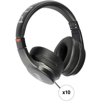 Polsen HPC-A20 Closed-Back Studio Monitor Headphones Value Kit (10-Pack)