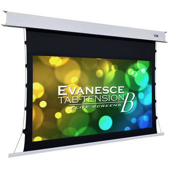 Elite Screens 120" Evanesce Tab-Tension B Series CineWhite In-Ceiling Electric Projection Screen