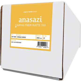 Moab Anasazi Canvas Premium Matte 350 Inkjet Photo Paper (24" x 50' Roll)