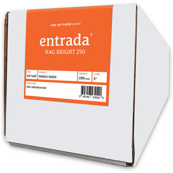 Moab Entrada Rag Bright 290 Archival Inkjet Paper (44" x 40' Roll)