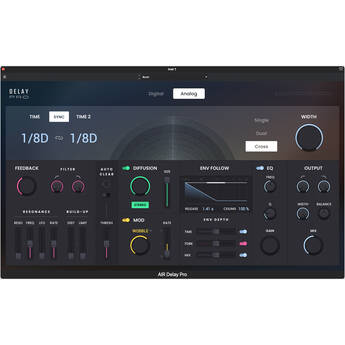 AIR Music Technology Air Delay Pro Software Plug-In (Download)