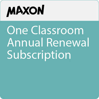 Maxon One Classroom 1-Year Renewal Subscription