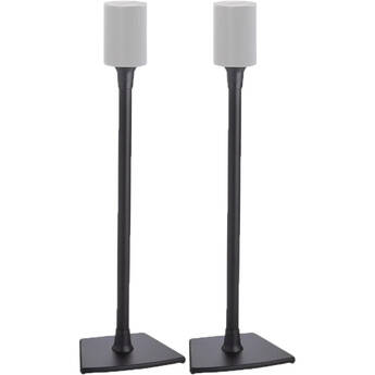 SANUS Fixed-Height Floor Stand for Sonos Era 100 Speakers (Black, Pair)