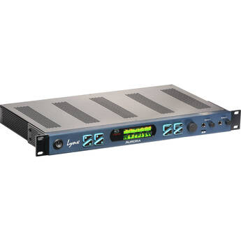 Lynx Studio Technology Aurora(ⁿ) AD/DA Converter with Two Preamp Modules and Dante Interface