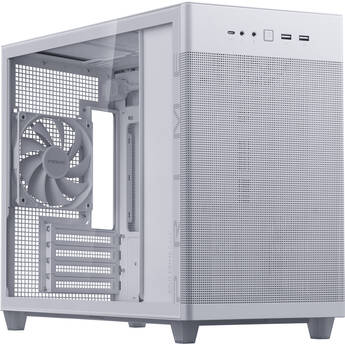 ASUS Prime AP201 Micro-ATX Case (White, Tempered Glass)
