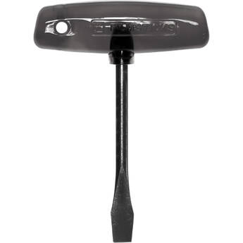 Filmsticks T-Handle Slotted Screwdriver (Black, Extended Shaft)