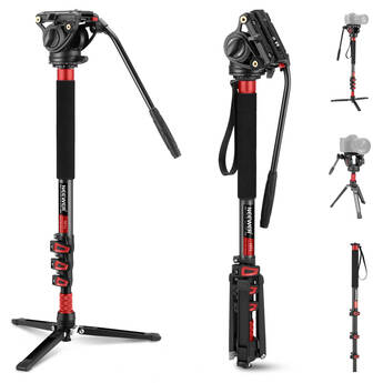 Neewer TP71 71.6" Pro Camera Monopod with Fluid Head