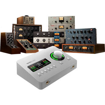 Universal Audio Apollo Solo Heritage Edition Desktop 2x4 Thunderbolt 3 Audio Interface with SOLO Core Real-Time UAD Processing