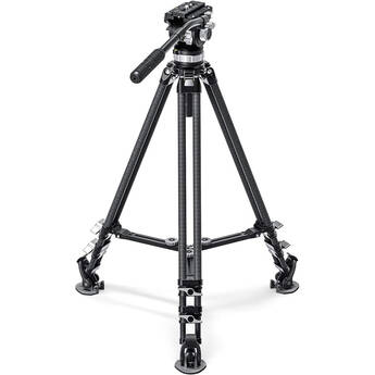 Leofoto LVC-193C Carbon Fiber Twin-Leg Tripod with BV-15 Video Head System