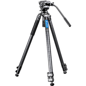 Leofoto LVM-323C 3-Section Carbon Fiber Manba Tripod with BV-10 Head System