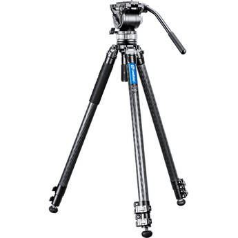 Leofoto LVM-323C 3-Section Carbon Fiber Manba Tripod with BV-15 Head System