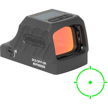 Holosun SCS-320 Solar-Charging Sight for Sig Sauer P320 (Green Circle-Dot Reticle)