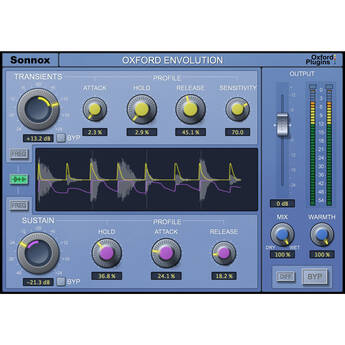 Sonnox Oxford Envolution Envelope-Shaper Audio Plug-In (Native AAX)