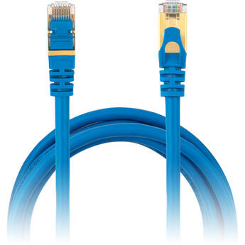 Power Technologies Snagless Network Cables with Gold-Plated RJ45 Connectors (15', Blue)