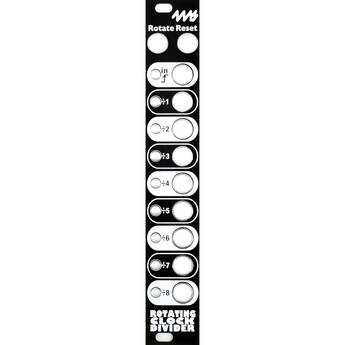 4ms Rotating Clock Divider Eurorack Module DIY Faceplate (Black)