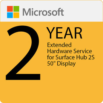 Microsoft 2-Year Extended Hardware Service for Surface Hub 2S 50" Display