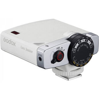 Godox Lux Junior Retro Camera Flash (White)