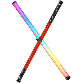 GVM BD45R Bi-Color RGB LED Light Wand 2-Light Kit (48")