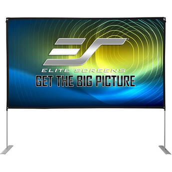 Elite Screens Yard Master Lite/125"/16:9/OD/Portable/ Collaps LW Aluminum Tube Frame/Base Stand/Carry Bag