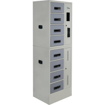 Power Technologies UV-C Charging Locker with RFID Lock & Contact-Less Access (8-Bay)