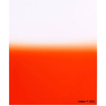 Cokin P Series Hard-Edge Graduated Fluorescent Orange 0.5 Filter (1.6-Stop)